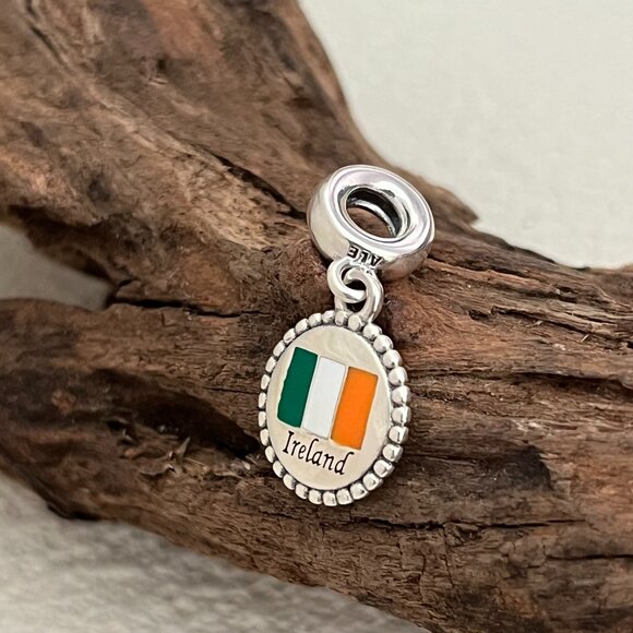 Pandora Ireland Flag S925 Silver Dangle Charm - Picture 4 of 4